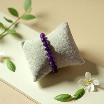 Armband Amethyst -8,5 mm Kugel