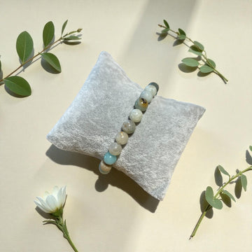 Armband Amazonit 8mm Kugel