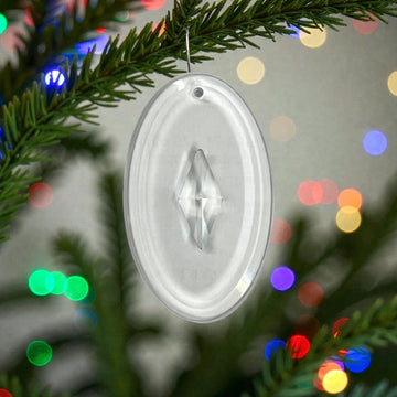 Raumschmuck mit Kristall, weiß