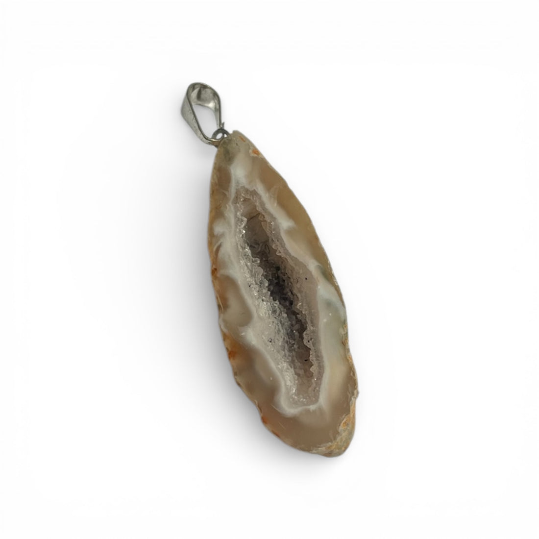 Achat Anhänger mit Kristallen