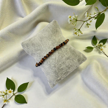 Armband Kugel Tigerauge 3-4mm Kugel