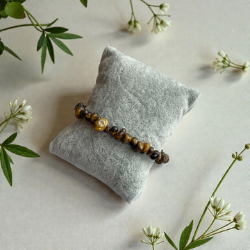 Armband Barock Classic, Tigerauge