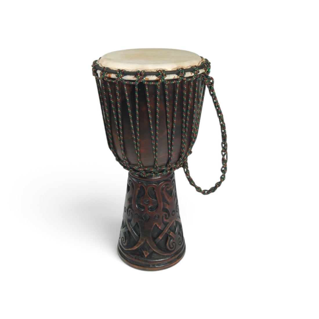 Djembe mit Tatoo, 60 cm