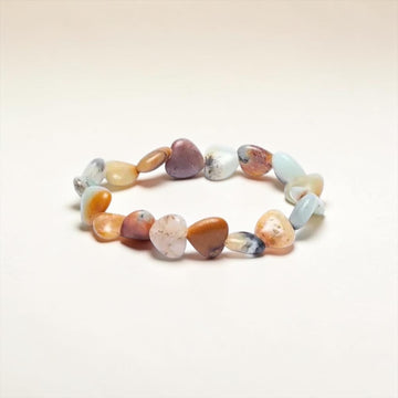 Armband Amazonit - Herzen ca. 1 cm