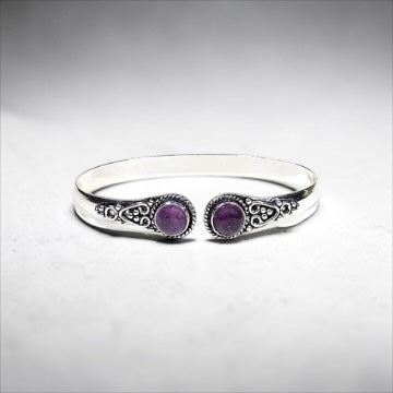 Armreif Amethyst, Boho-Style