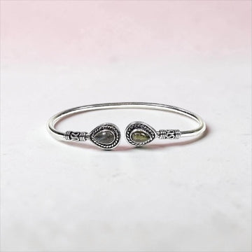 Armreif Labradorit, Boho-Style